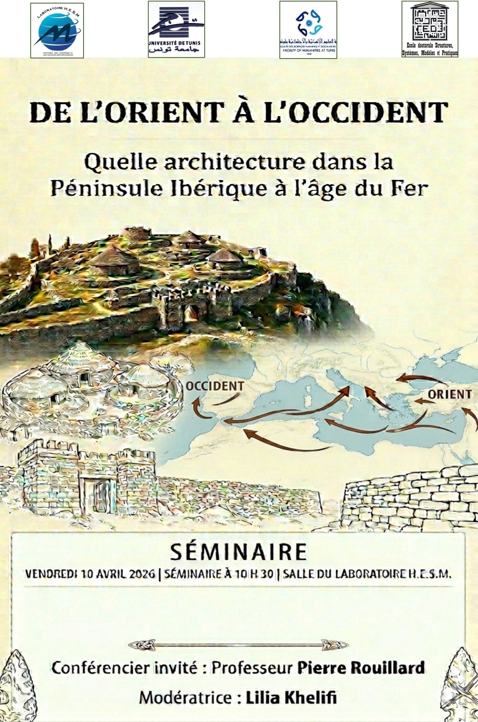 Affiche de DE L'ORIENT À L'OCCIDENT