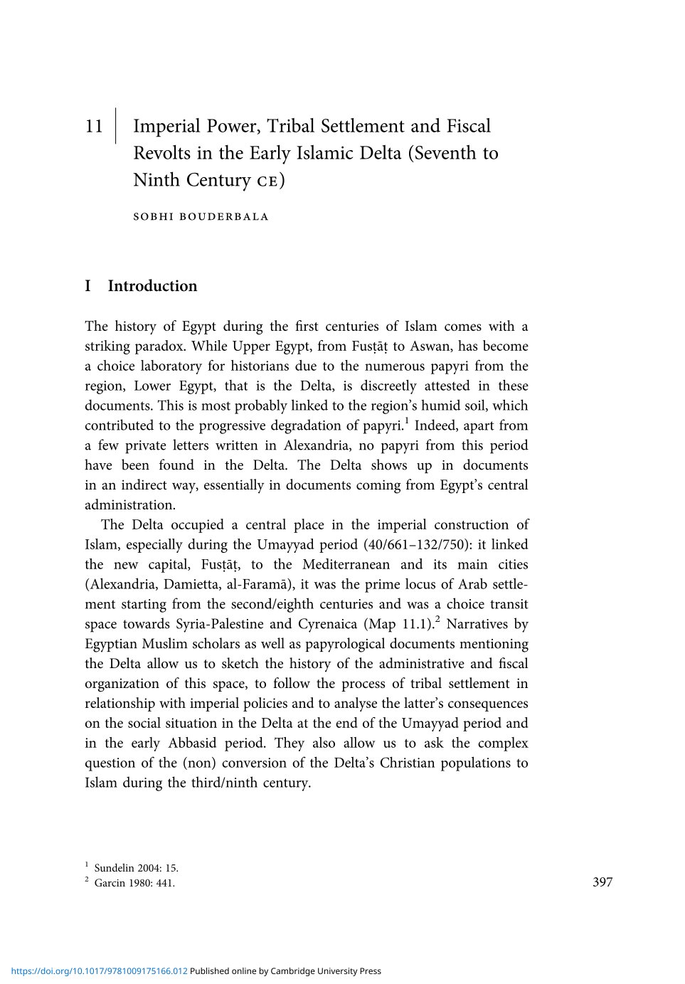 Couverture de Imperial Power, Tribal Settlement and Fiscal Revolts in the Early Islamic Delta ( seventh to Ninth century CE)
