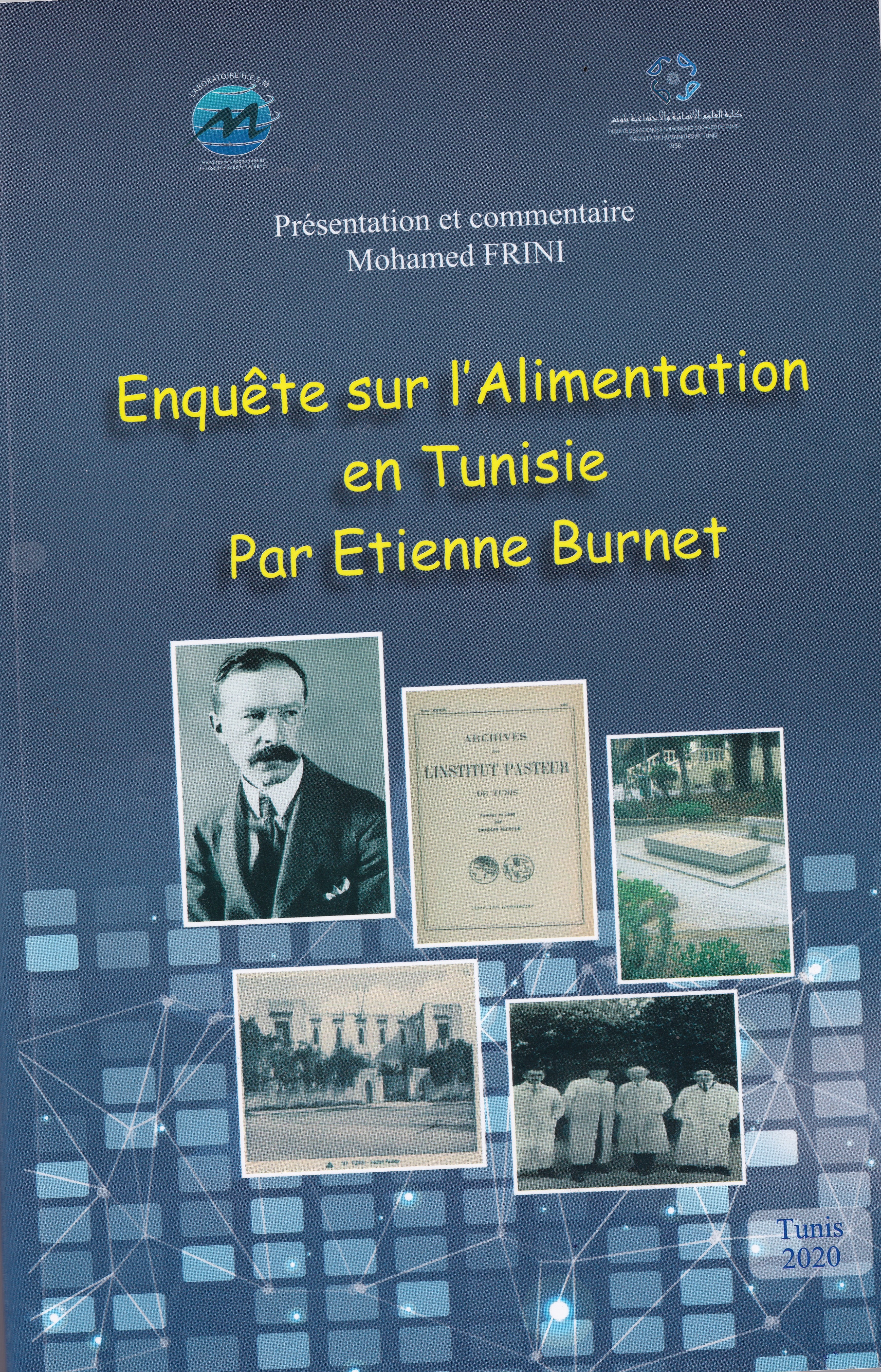 Couverture de Enquête sur l'Alimentation en Tunisie par Etienne Burnet